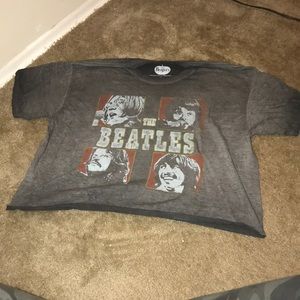 Cropped Beatles tee